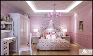 温馨粉色舒适卧室装修图片