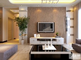温馨白领公寓简约时尚客厅装修效果图