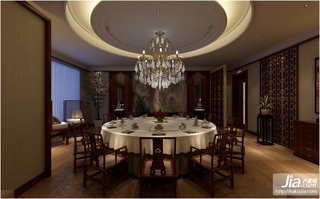 中式经典豪华餐厅装修图片