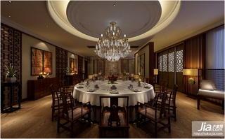 豪华经典中式餐厅装修图片