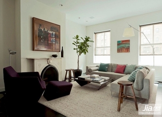 金科天籁城紫园现代简约三居室装修效果图