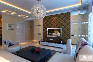 金地滨河国际社区三居室105平米装修图片