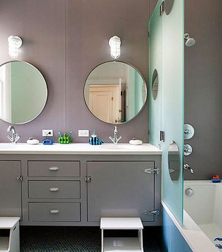 欧式风格实用卫生间浴室柜图片
