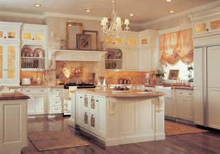 白色厨房橱柜图片