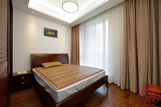 中式风格别墅奢华20万以上卧室装修