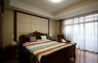 新中式风格复式奢华卧室设计图纸