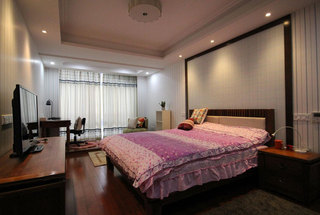 新中式风格复式奢华卧室装潢