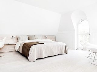 北欧风格简洁白色地板效果图
