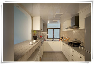 现代简约风格三居室舒适80平米厨房装修图片