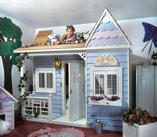 美式风格另类儿童房儿童床效果图