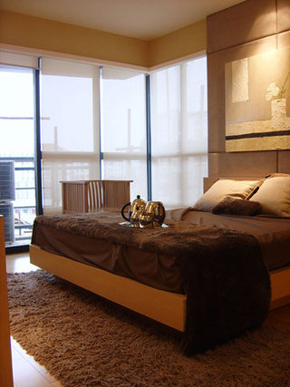 简约风格二居室温馨5-10万90平米卧室装修效果图
