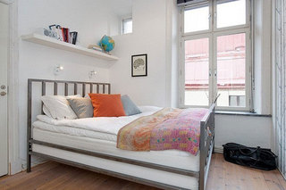 现代简约风格单身公寓40平米卧室装修图片