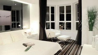 简约风格三居室时尚黑白130平米设计图