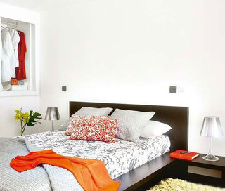 现代简约风格小户型时尚卧室设计图