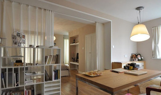 北欧风格二居室简洁10-15万130平米工作区设计图