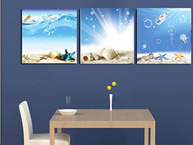 13张餐厅背景墙图片 欣赏装饰画的美