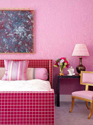 粉色卧室设计