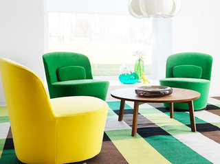 绿色宜家沙发图片