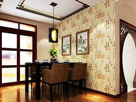 时尚壁纸装饰 12张餐厅背景墙效果图