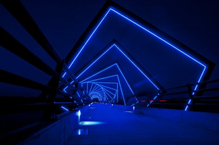 LED灯现代走廊效果图