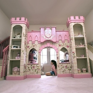 城堡儿童床效果图