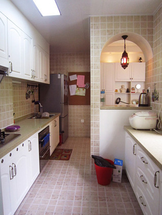 北欧小清新整体厨房设计图片