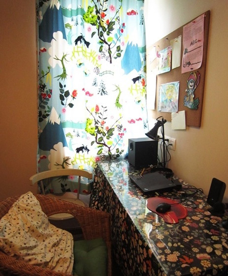 ,5-10万装修,110平米装修,三居室装修,北欧风格,小清新,工作区