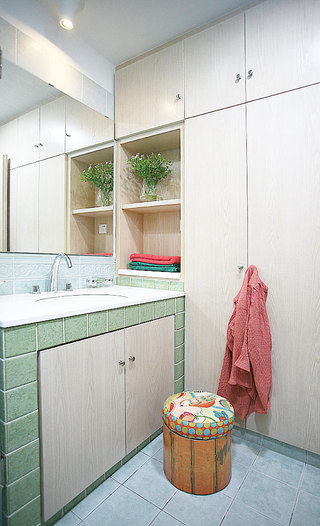 原木色浴室柜设计图