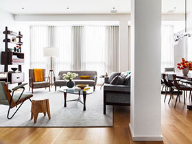 舒适宜家混搭风公寓 最喜欢宽敞明亮的空间