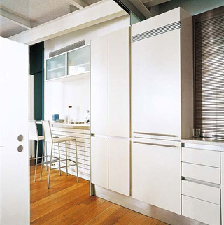 现代简约风格二居室暖色调5-10万90平米装修效果图
