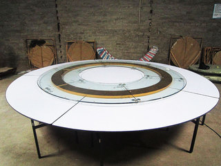 个性圆形餐桌设计图