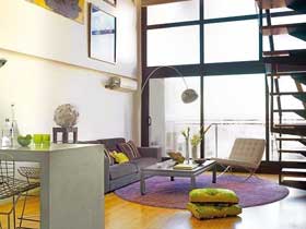 多元素艺术混搭LOFT小公寓 小空间也能盛放梦想