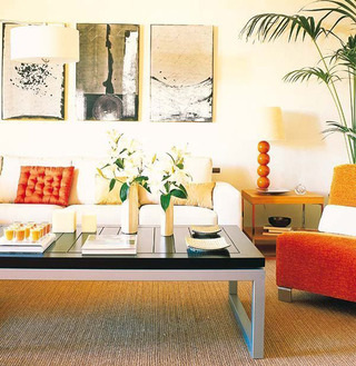 现代简约风格二居室温馨15-20万90平米设计图纸