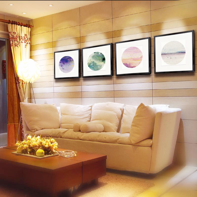 ,沙发背景墙,新中式风格