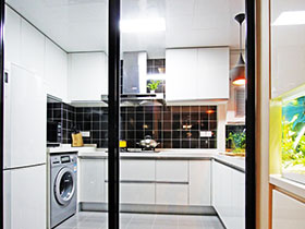 厨房隔断门设计 13图空间隔断妙法