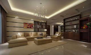 新中式客厅走廊设计