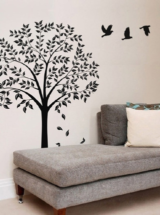 沙发手绘墙设计图
