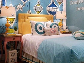 炫彩床头设计 14款彩色床头软包图片