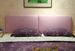 简约紫色卧室装修