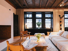30万装北欧复古loft公寓设计案例