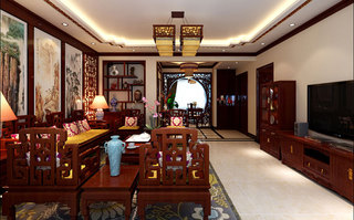 中式古典沙发设计图片