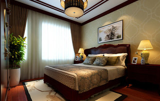 中式卧室设计图片