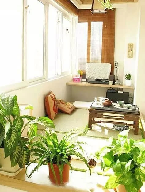 ,阳台,小书房,小户型装修,实用