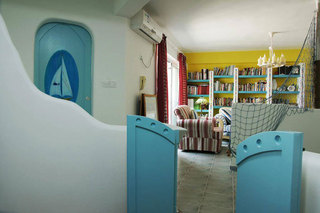 地中海风格三居室80平米设计图