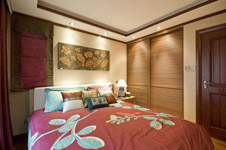 东南亚风情卧室设计效果图