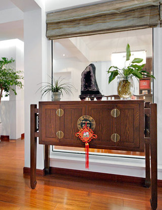 中式古典玄关桌设计