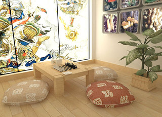 温馨日式风格茶室设计