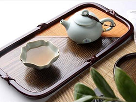 清香萦绕 10个木质茶托给品茶添木香