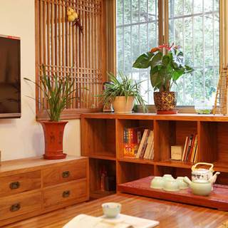 日式风格三居室简洁70平米设计图纸