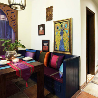 东南亚客厅沙发设计图片